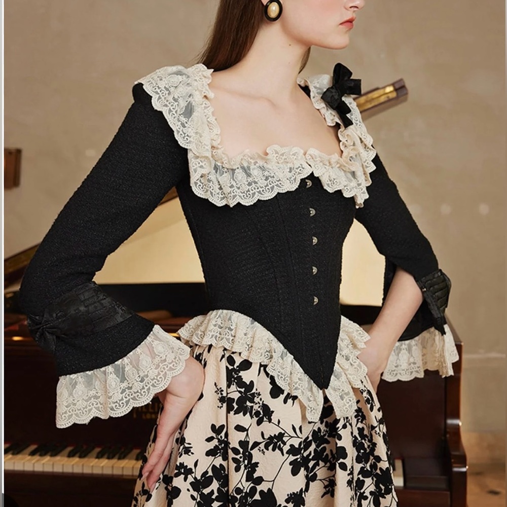 Lacemade Castle Swan Corset Jacket